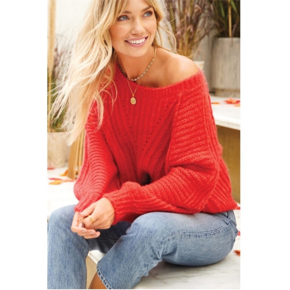 Free People Sweaters Free People Carter Pullover Sweater Size M